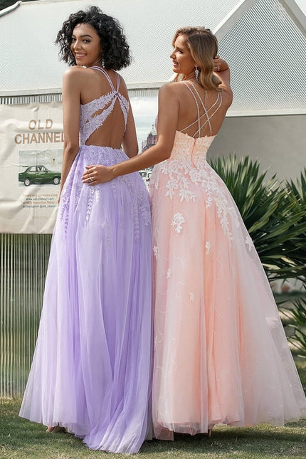 Robe Dentelle Bal Tulle Floral - gallery 6