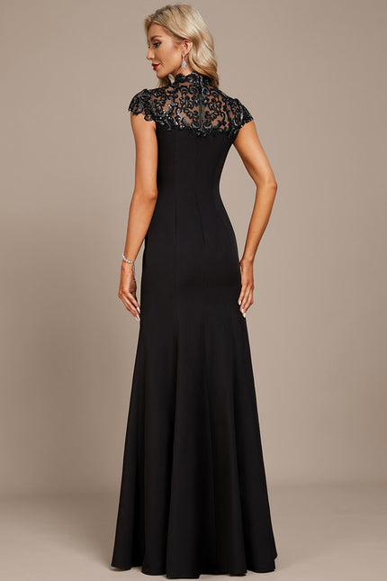 Robe Dentelle Noire Glamour - gallery 5