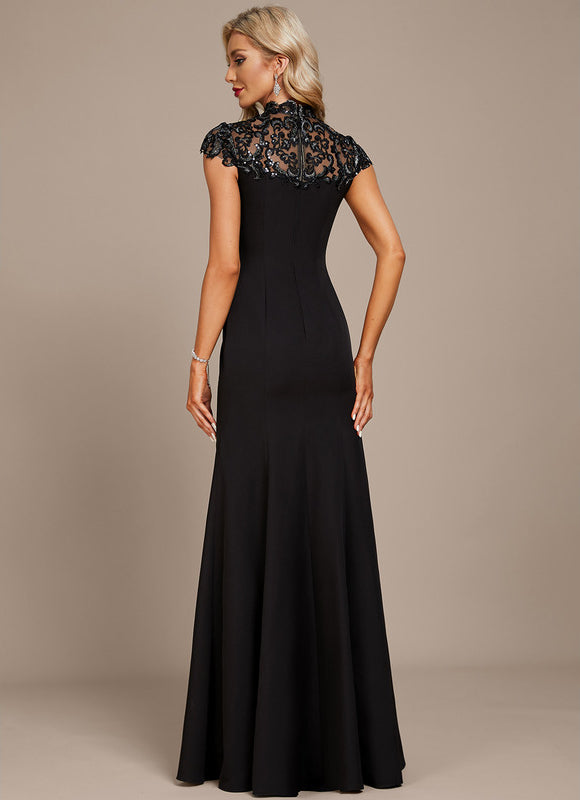 Robe Dentelle Noire Glamour - gallery 5