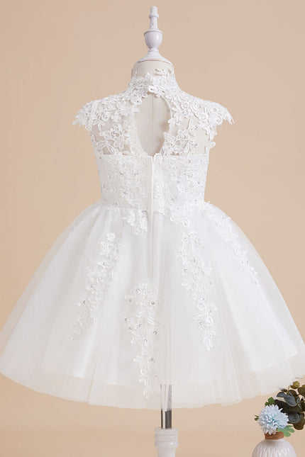 Robe Dentelle En Tulle Floral - gallery 5