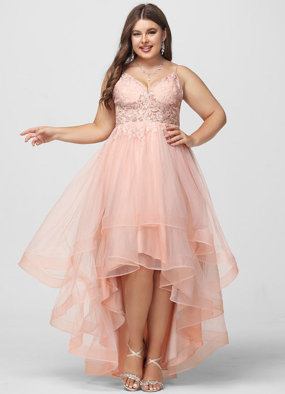 Robe Dentelle Rose Pastel - gallery 9