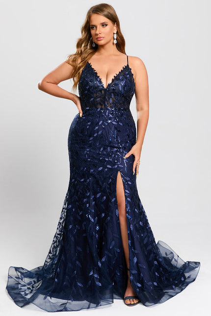 Robe Dentelle Sirène Scintillante - gallery 8