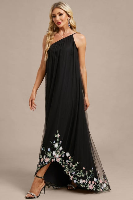 Robe De Soirée Tulle Et Dentelle - gallery 3
