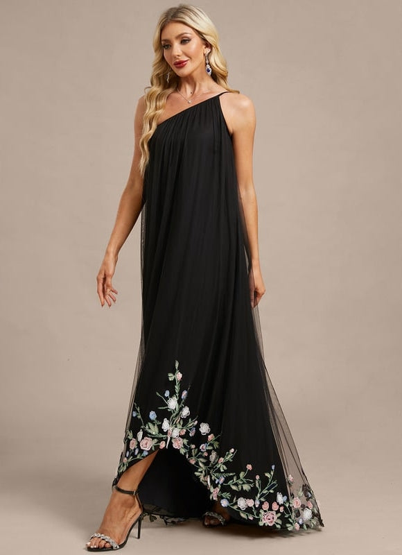 Robe De Soirée Tulle Et Dentelle - gallery 3