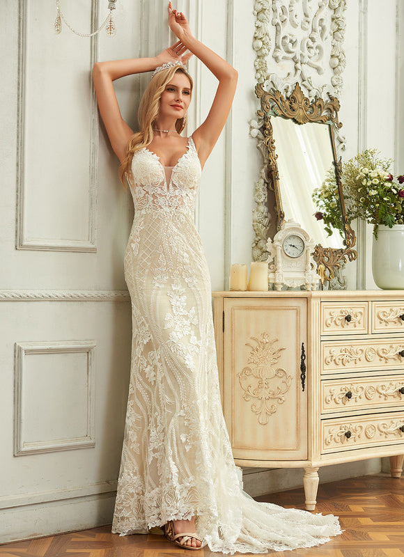 Robe Dentelle Dos Nu Plongeant - gallery 4
