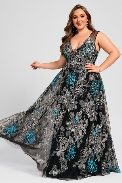 Robe Dentelle Soirée Florale Chic - gallery 9