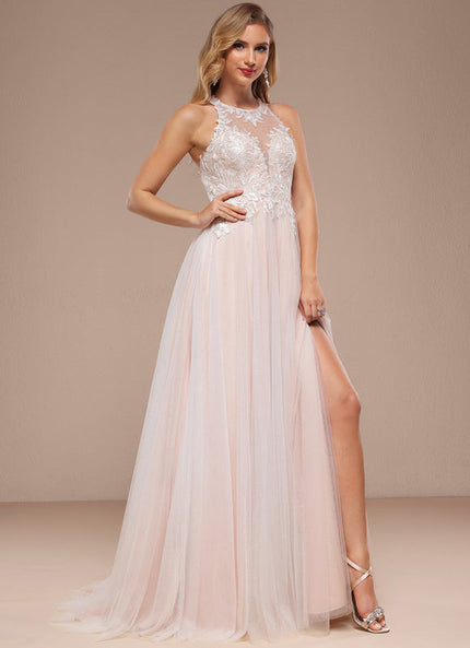 Robe Dentelle Tulle Brodée