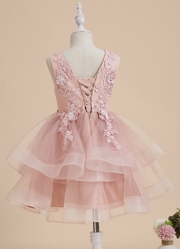 Robe Dentelle Floue Rose 3D - gallery 9