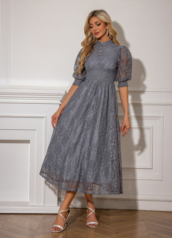 Robe En Dentelle Grande Taille - gallery 4