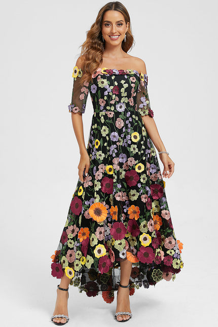 Robe Dentelle Bohème Éclatante - gallery 1