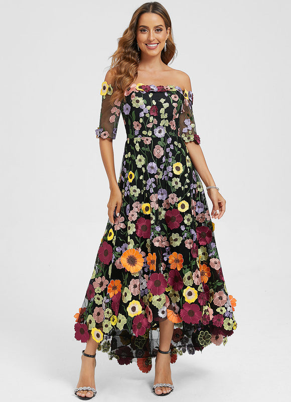 Robe Dentelle Bohème Éclatante - gallery 1