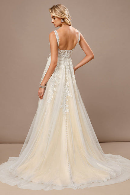 Robe Dentelle Tulle Floral - gallery 5