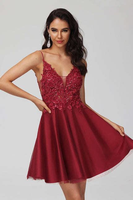 Robe Cocktail Bustier Dentelle - gallery 8