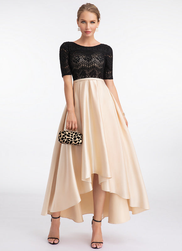 Robe Dentelle Asymétrique Chic