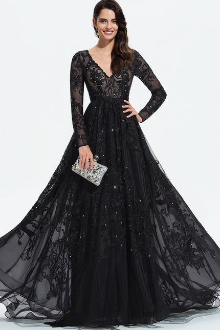 Robe Dentelle De Soirée Scintillante
