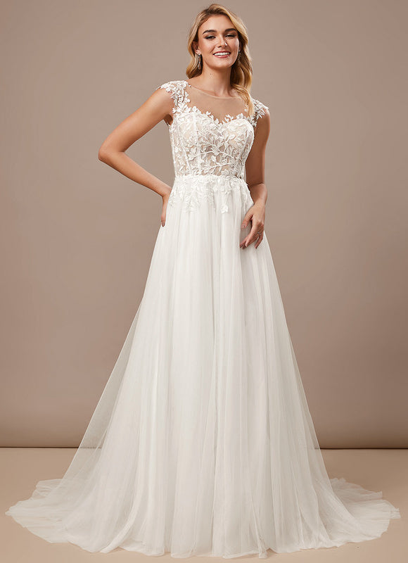 Robe Mariee Traine Dentelle