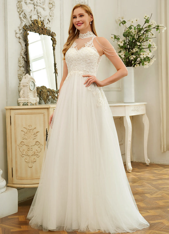 Robe Dentelle Nuptiale Ethérée - gallery 2