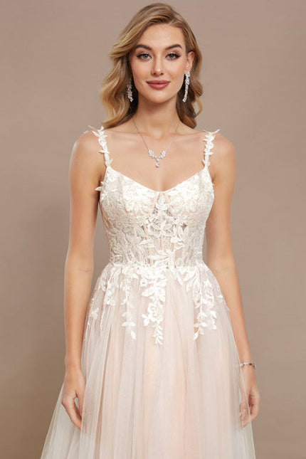 Robe Dentelle Tulle Délicate - gallery 4