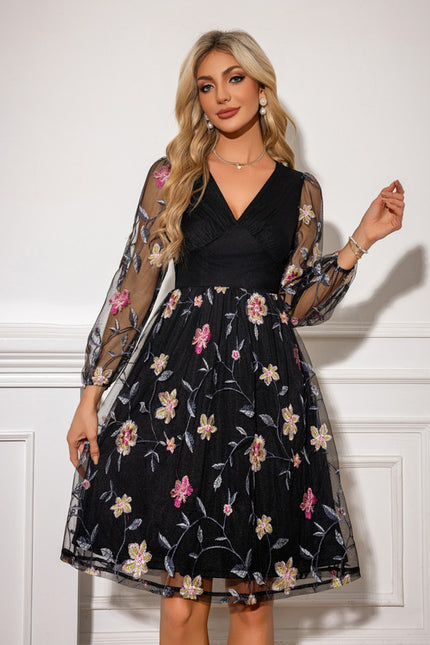 Robe Dentelle Brodée - gallery 5