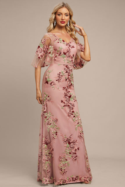Robe De Soirée Dentelle Perlée - gallery 3