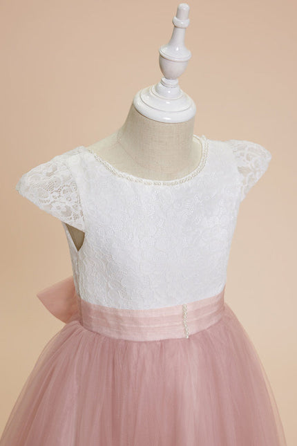 Robe Dentelle Tulle Perlée - gallery 2