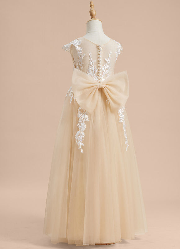 Robe Dentelle Élégance Florale Douce - gallery 1