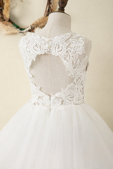 Robe Dos Nu Dentelle Blanche