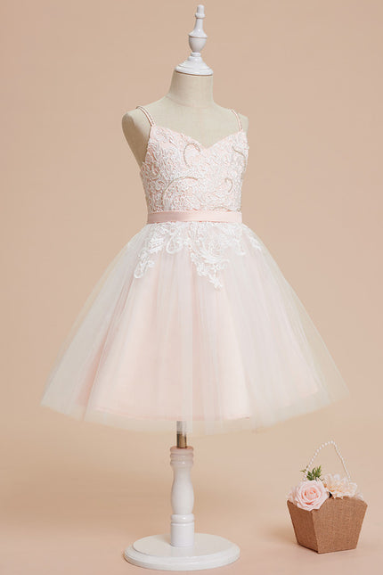 Robe Dentelle Tulle Vert Pâle - gallery 3