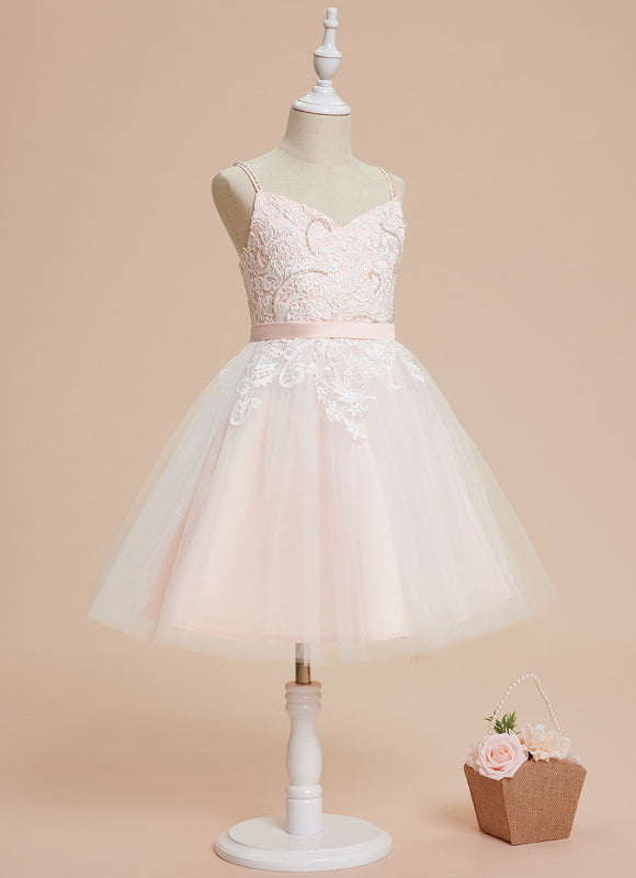 Robe Dentelle Tulle Vert Pâle - gallery 3