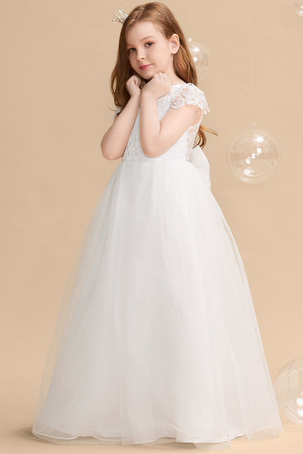 Robe Dentelle Blanche Légère - gallery 1
