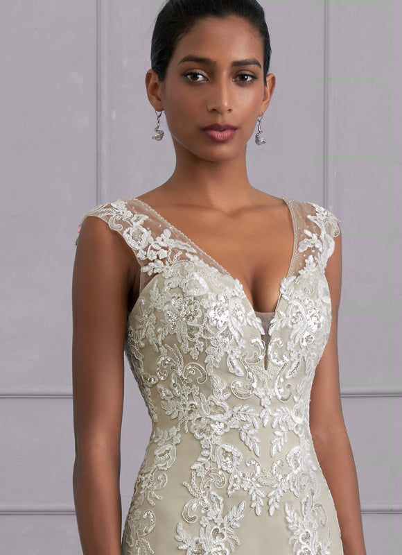 Robe De Mariee Manche Longue Dentelle - gallery 4