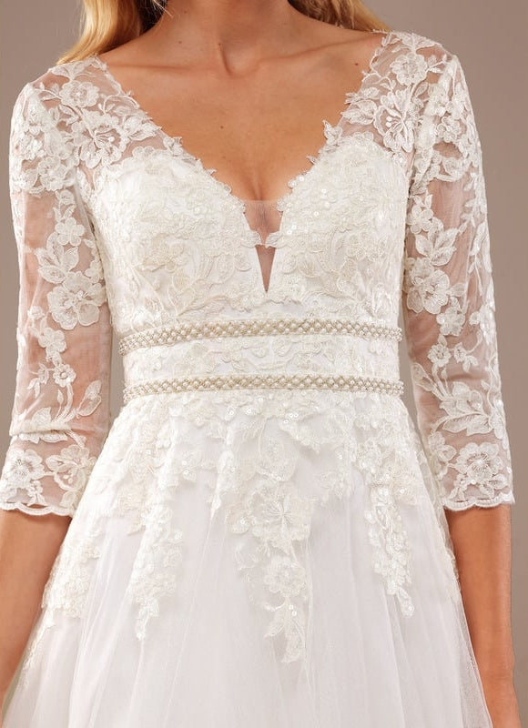 Robe Dentelle Élégance Tulle Dentelle - gallery 3