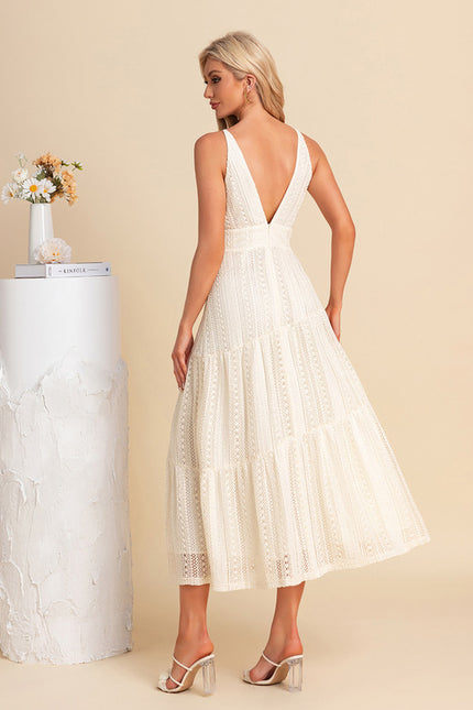 Robe Blanche Dentelle Anglaise - gallery 2