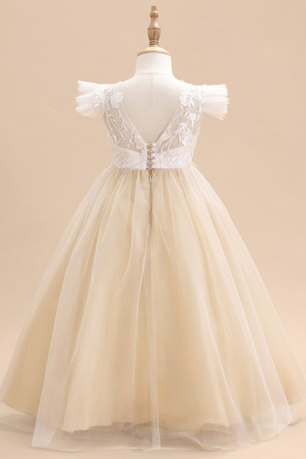 Robe Dentelle Nuageuse Élégante - gallery 2
