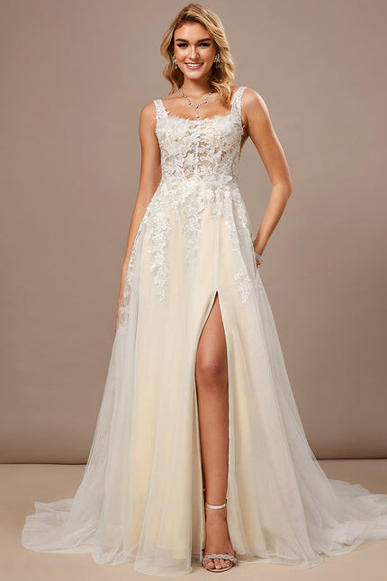 Robe Dentelle Tulle Floral - gallery 1