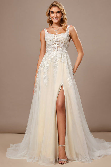 Robe Dentelle Tulle Floral - gallery 1