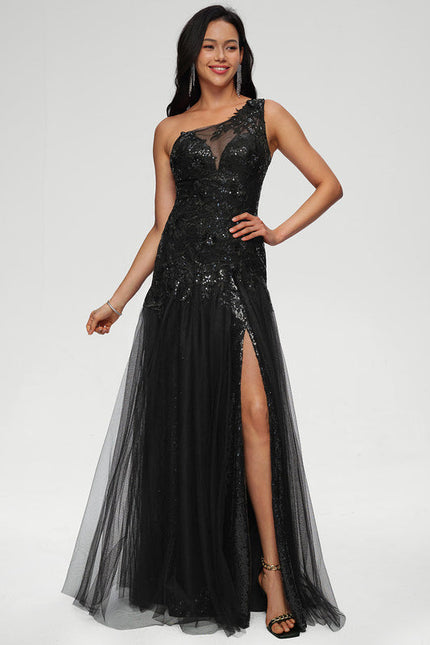 Robe Sirene Dentelle Noire