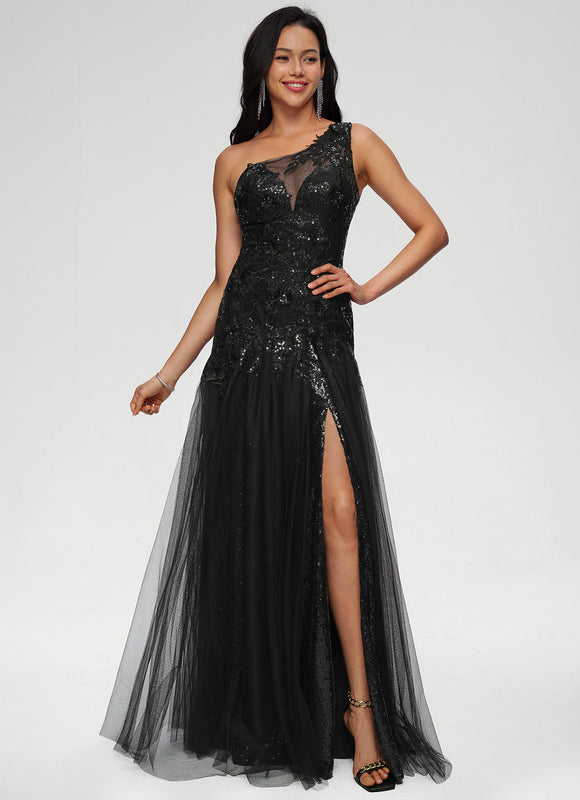 Robe Sirene Dentelle Noire