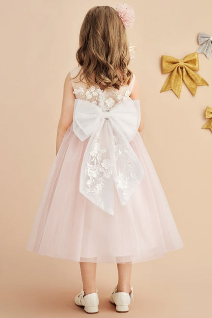 Robe Dentelle Enfant Florale Douce - gallery 5