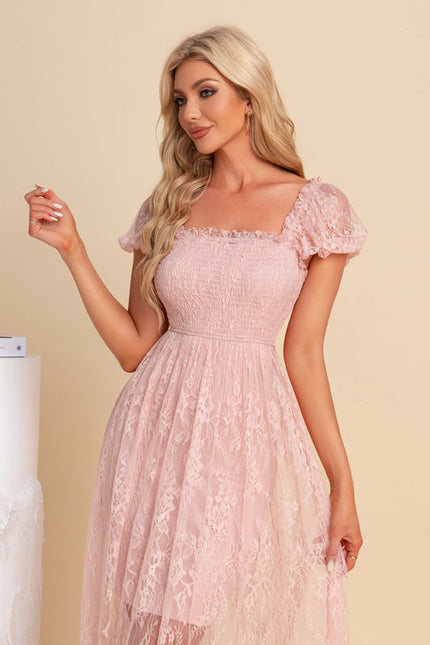 Robe Droite En Dentelle - gallery 3