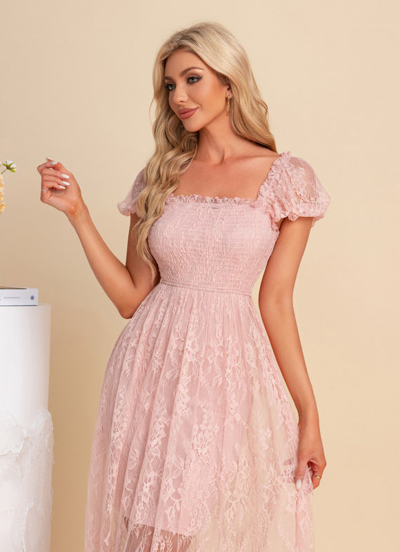 Robe Droite En Dentelle - gallery 3