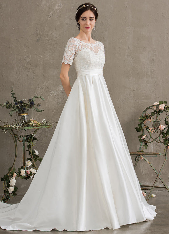 Robe Mariee Champetre Dentelle - gallery 5