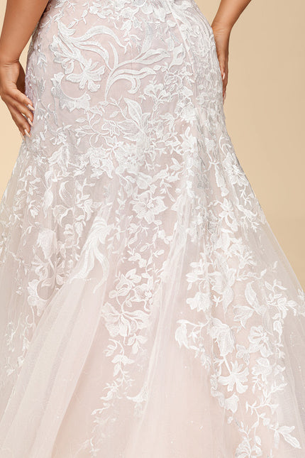 Robe Dentelle Élégante Tulle - gallery 8