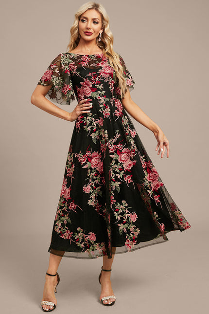 Robe Dentelle Florale Chic - gallery 5