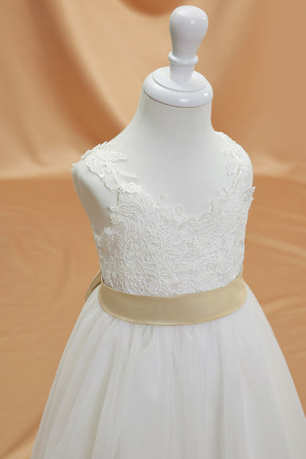 Robe Dentelle Tulle Ornée - gallery 7