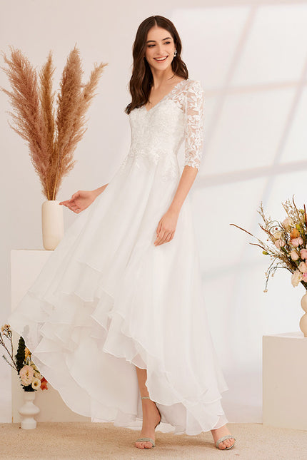 Robe De Ceremonie Grande Taille Dentelle - gallery 1