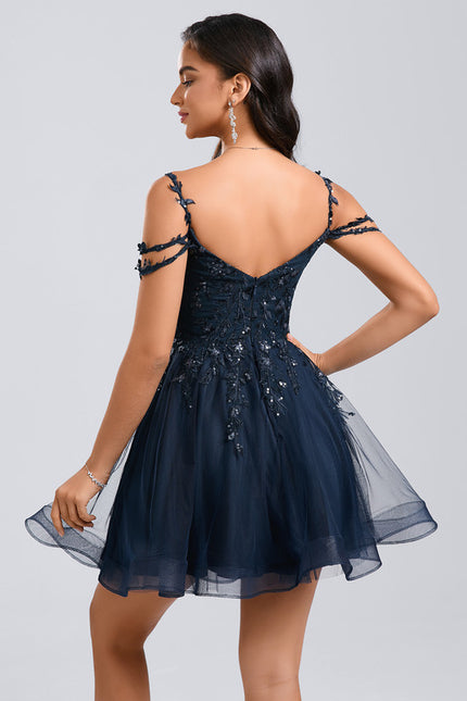 Robe Cocktail Bustier Dentelle - gallery 7
