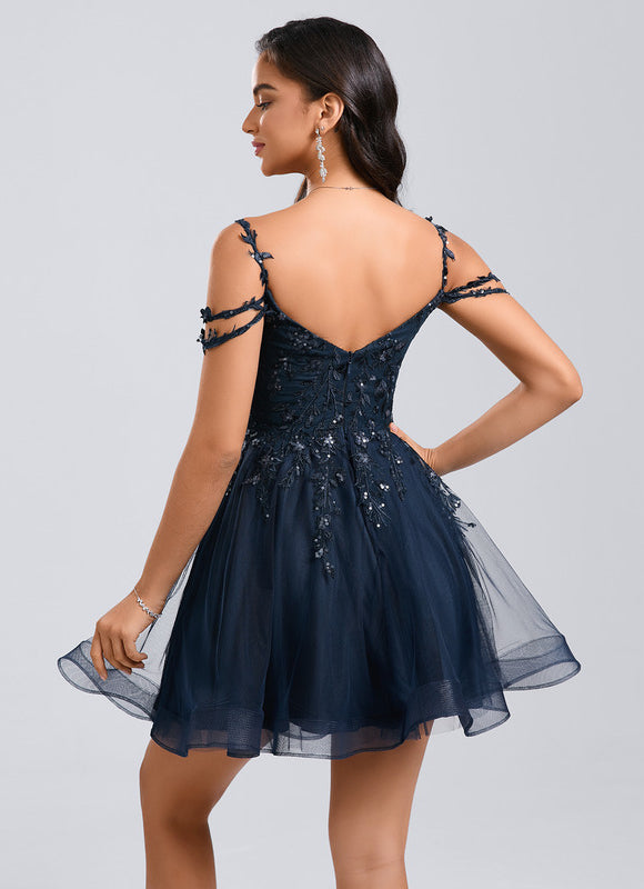 Robe Cocktail Bustier Dentelle - gallery 7