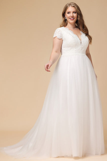 Robe Dentelle Élégance Nuptiale Tulle - gallery 7