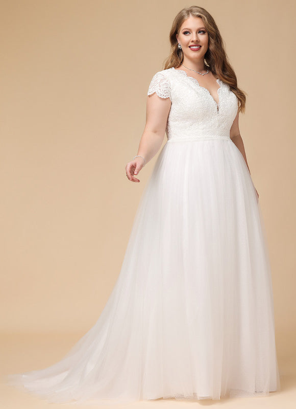 Robe Dentelle Élégance Nuptiale Tulle - gallery 7